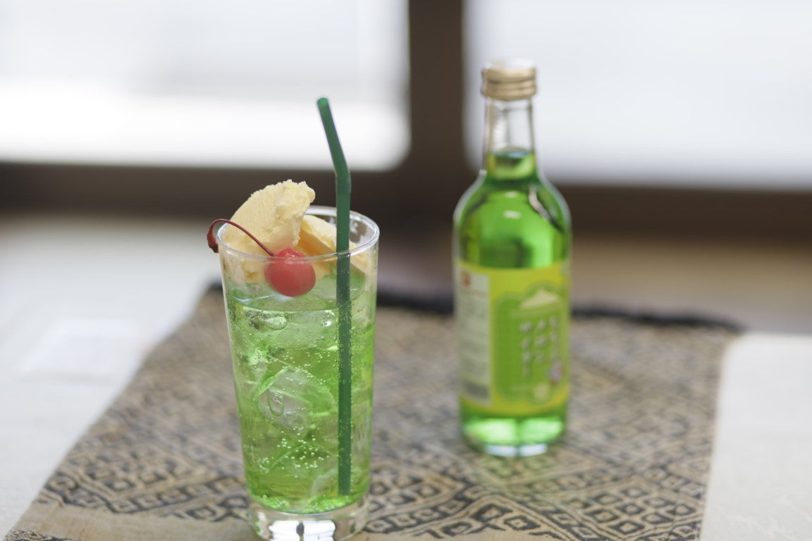 定番 クリームソーダ!
